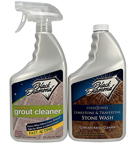 Limestone & Travertine Floor Cleaner - Enhances Natural Beauty, Safe for Pets & Kids - 1 QT