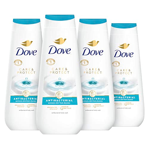 Dove Body Wash - Antibacterial, Moisture Renew Blend, Dermatologist Recommended - 20oz, 4 Count