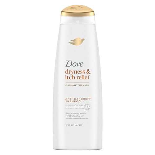 Dove Dermacare Scalp Shampoo - Dryness & Itch Relief, Hydrating Coconut & Shea Butter - 12oz