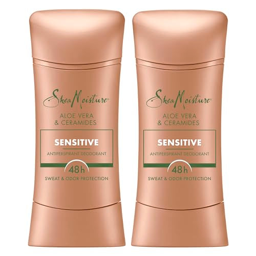 SheaMoisture Deodorant Stick - 48HR Odor & Sweat Protection, Aloe Vera & Ceramides - 2.6oz