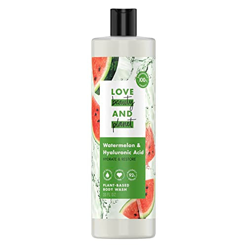 Love Beauty and Planet Body Wash - Hydrate Skin with Watermelon & Hyaluronic Acid - 20 fl oz