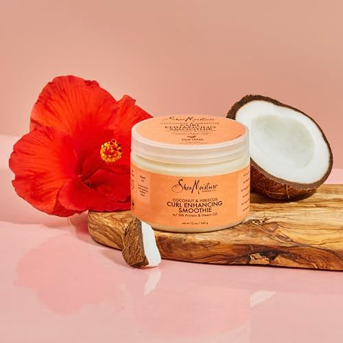 SheaMoisture Curl Enhancing Cream - Defines Curls, Reduces Frizz, Nourishing Oils - 12oz