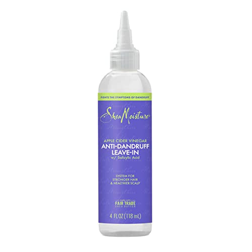 SheaMoisture Anti-Dandruff Leave-In Conditioner - Soothes Scalp, Strengthens Hair - 4oz