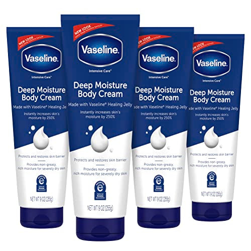 Vaseline Intensive Care Body Lotion - Clinically Proven Moisture, Vitamin E & Petroleum Jelly - 9oz