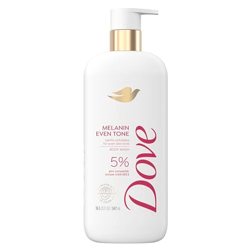 Dove Exfoliating Body Wash - Promotes Even Skin Tone, Pro-Ceramide & BHA - 18.5oz