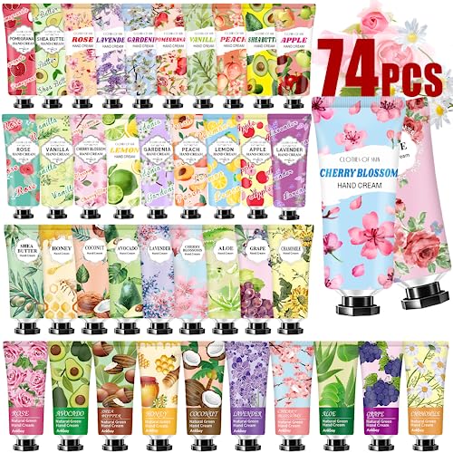 Hand Care Set - Deeply Moisturizing, Natural Plant Extracts, Travel Size - 74 Pack Variety