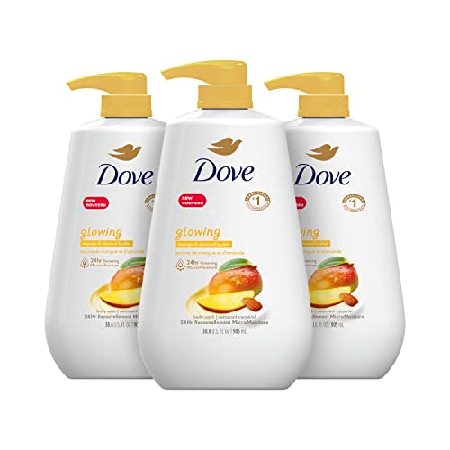 Dove Body Wash - Nourishing Mango & Almond Butter for Soft Skin, 24hr MicroMoisture - 30.6oz