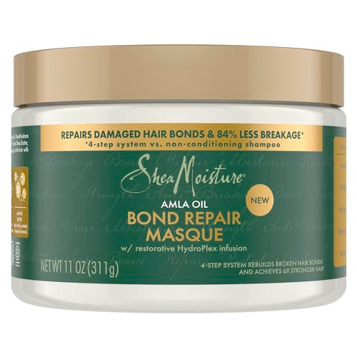 SheaMoisture Hair Mask - Strengthens & Moisturizes with Amla Oil, HydroPlex Infusion - 11oz