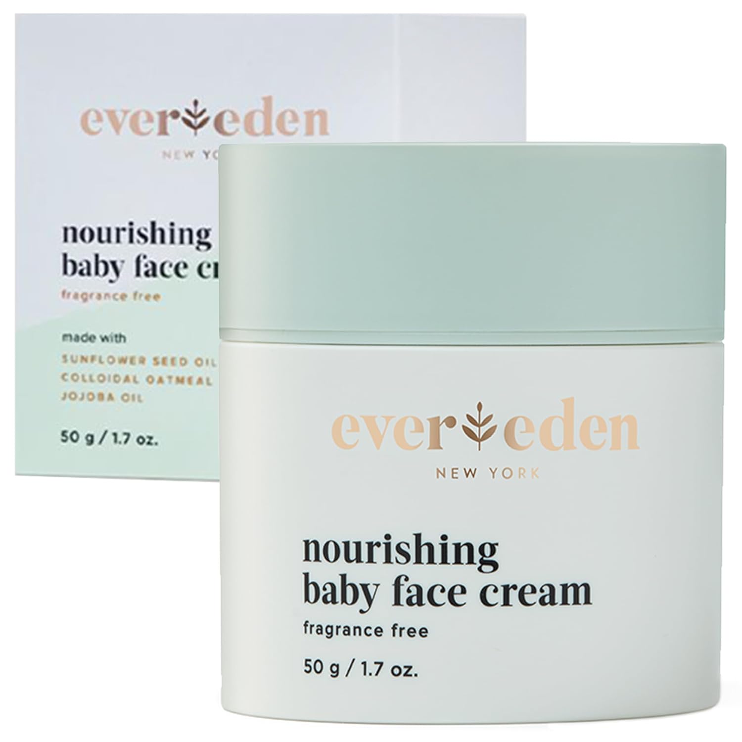 Evereden Baby Moisturizing Cream - Nourishing Hydration, Non-Toxic Formula - 1.7oz