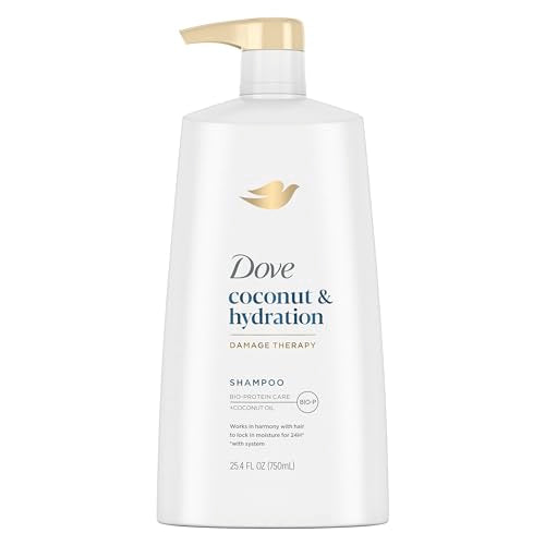 Dove Ultra Care Shampoo - Hydrates & Nourishes Dry Hair, 92% Natural Origin - Coconut Blend, 25.4oz