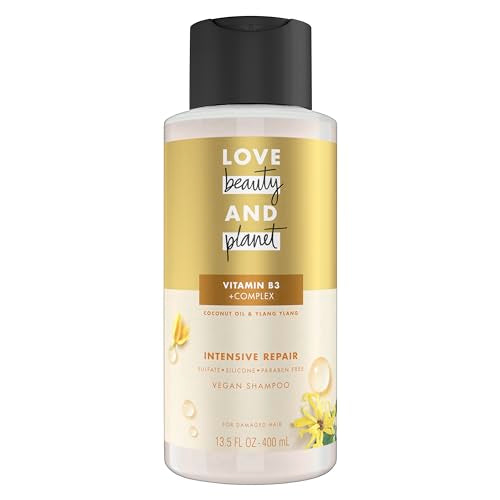 Love Beauty and Planet Shampoo - Intensive Repair, Vitamin B3 & Coconut Oil - 13.5oz