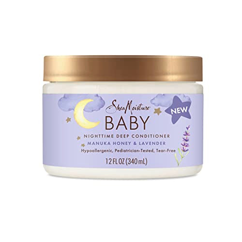 SheaMoisture Baby Conditioner - Hydrates Delicate Hair, Pediatrician-Tested, 12oz