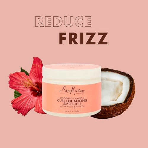 SheaMoisture Curl Enhancing Cream - Defines Curls, Reduces Frizz, Nourishing Oils - 12oz