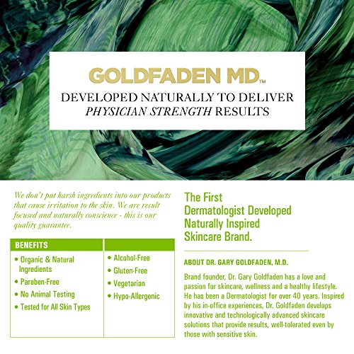 Goldfaden MD Face Serum - Reduces Fine Lines, Hydrates with Seaweed & Hyaluronic Acid - 1oz