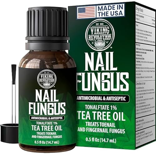 Viking Revolution Toenail Fungus Treatment - Extra Strength with Tea Tree & Oregano Oil - 1oz