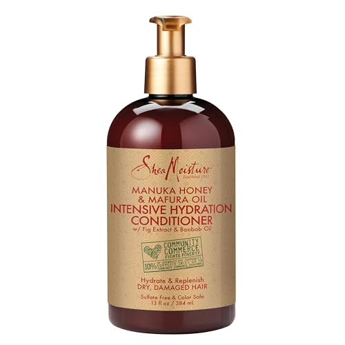 SheaMoisture Conditioner - Intense Hydration, Nourishing Manuka Honey & Mafura Oil - 13oz