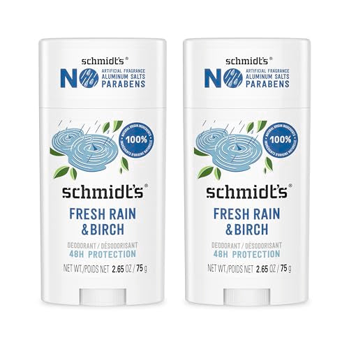 Schmidt's Aluminum-Free Deodorant - 24-Hour Odor Protection, Natural Ingredients - 2.65 oz