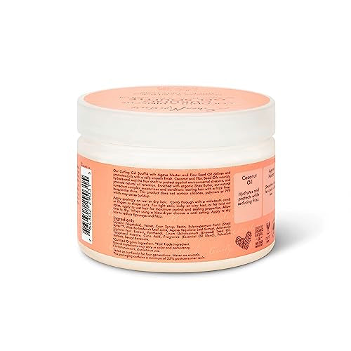 SheaMoisture Curling Gel Souffle - Moisturizes & Controls Frizz for Thick, Curly Hair - 12oz