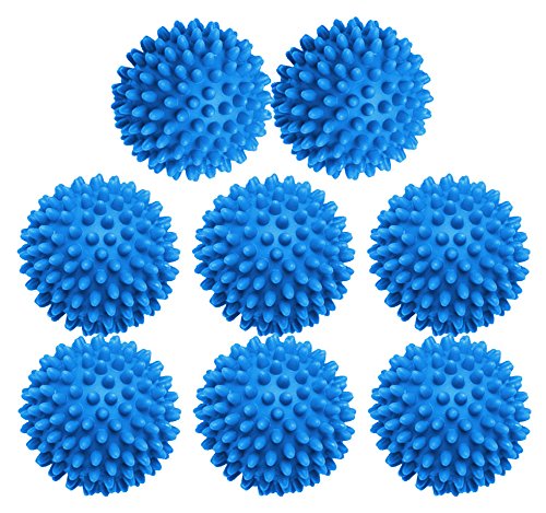 Black Duck Brand Dryer Balls - Natural Fabric Softener, Hypoallergenic, 8-Pack - 2.75" Each