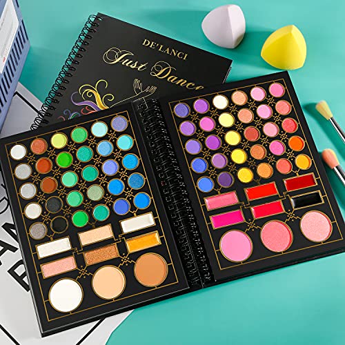 DE’LANCI Makeup Palette - All-in-One Kit for Teens & Beginners, Vegan & Cruelty-Free - 78 Shades