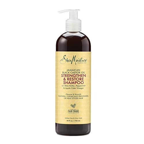 SheaMoisture Shampoo - Strengthens & Nourishes Damaged Hair, Paraben-Free - 24oz