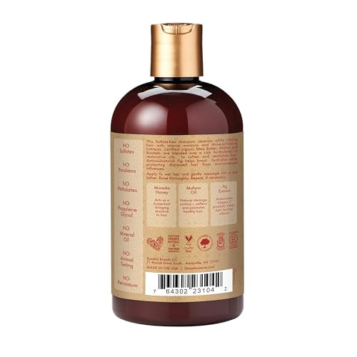 SheaMoisture Intensive Hydration Shampoo - Restores Moisture, Manuka Honey & Mafura Oil - 13oz