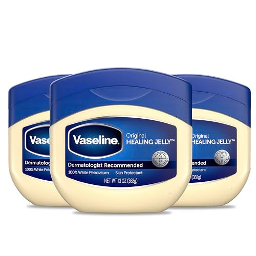 Vaseline Petroleum Jelly - Locks In Moisture, Heals Dry Skin, Dermatologist Recommended - 13oz