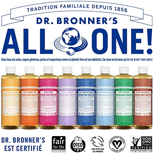 Dr. Bronner's Baby Unscented Body Soap - Gentle, Biodegradable, Vegetable-Based - 32oz