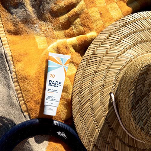 Bare Republic Mineral Matte Sunscreen SPF 30 - Sheer, Non-Greasy, Marine Safe - 1.7 Fl Oz