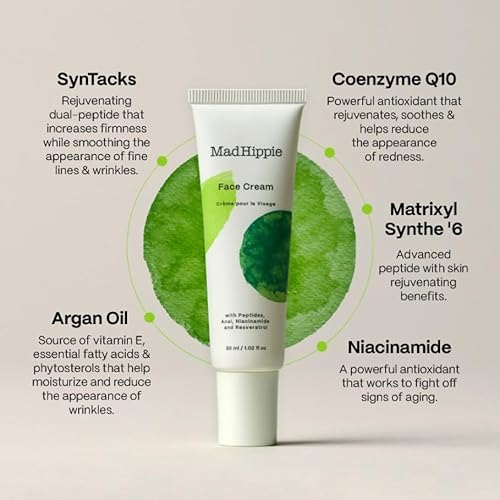 Mad Hippie Skin Care Set - Anti-Aging Face Cream & Cleanser with Niacinamide, 2 Pieces