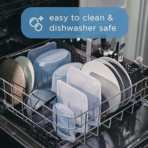 Stasher Reusable Silicone Food Storage Bags Leak-Free, BPA-Free, Dis