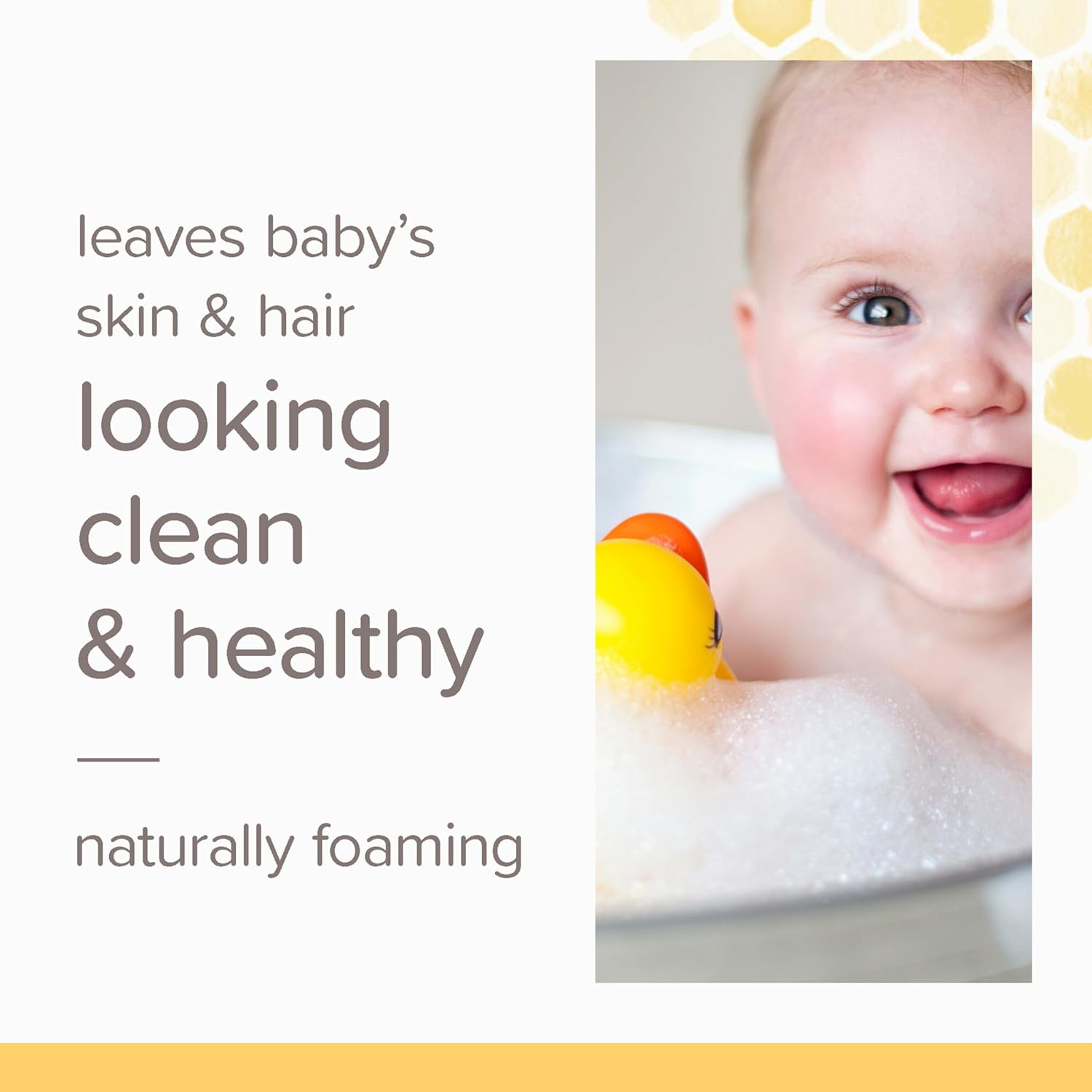 Burt's Bees Baby Shampoo & Wash - Tear-Free, Pediatrician Tested, 98.7% Natural - 21 Fl Oz