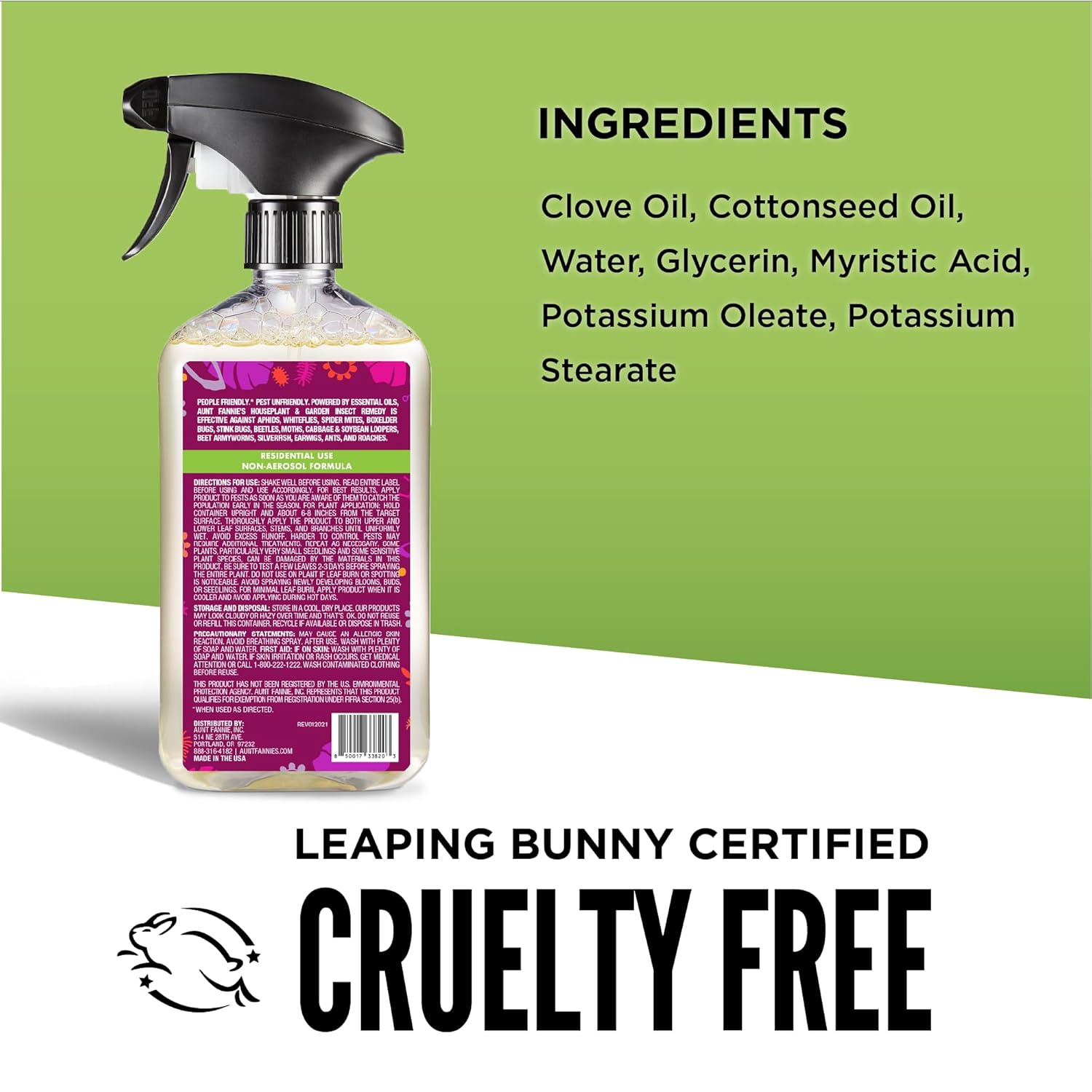 spray indoor plants for bugs Aunt Fannie's Insect Spray