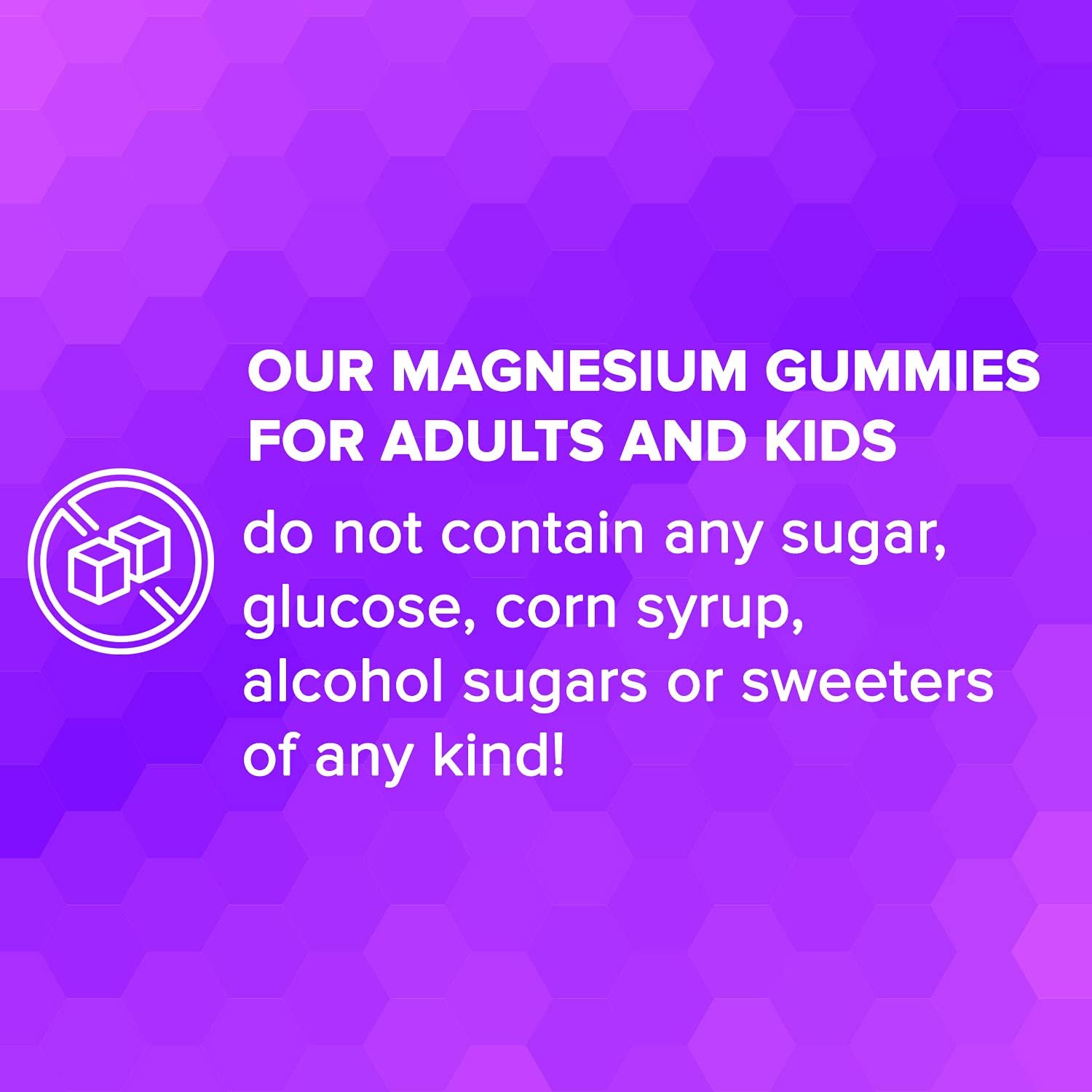 Magnesium Gummies | Sugar-Free, Vegan, Natural Raspberry Flavor, 180 Gummies