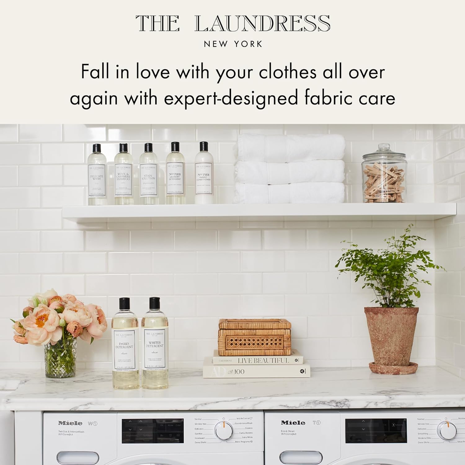 The Laundress Wool & Cashmere Shampoo - Double Concentrated, Cedar Scent, Bio-based - 16 Fl Oz