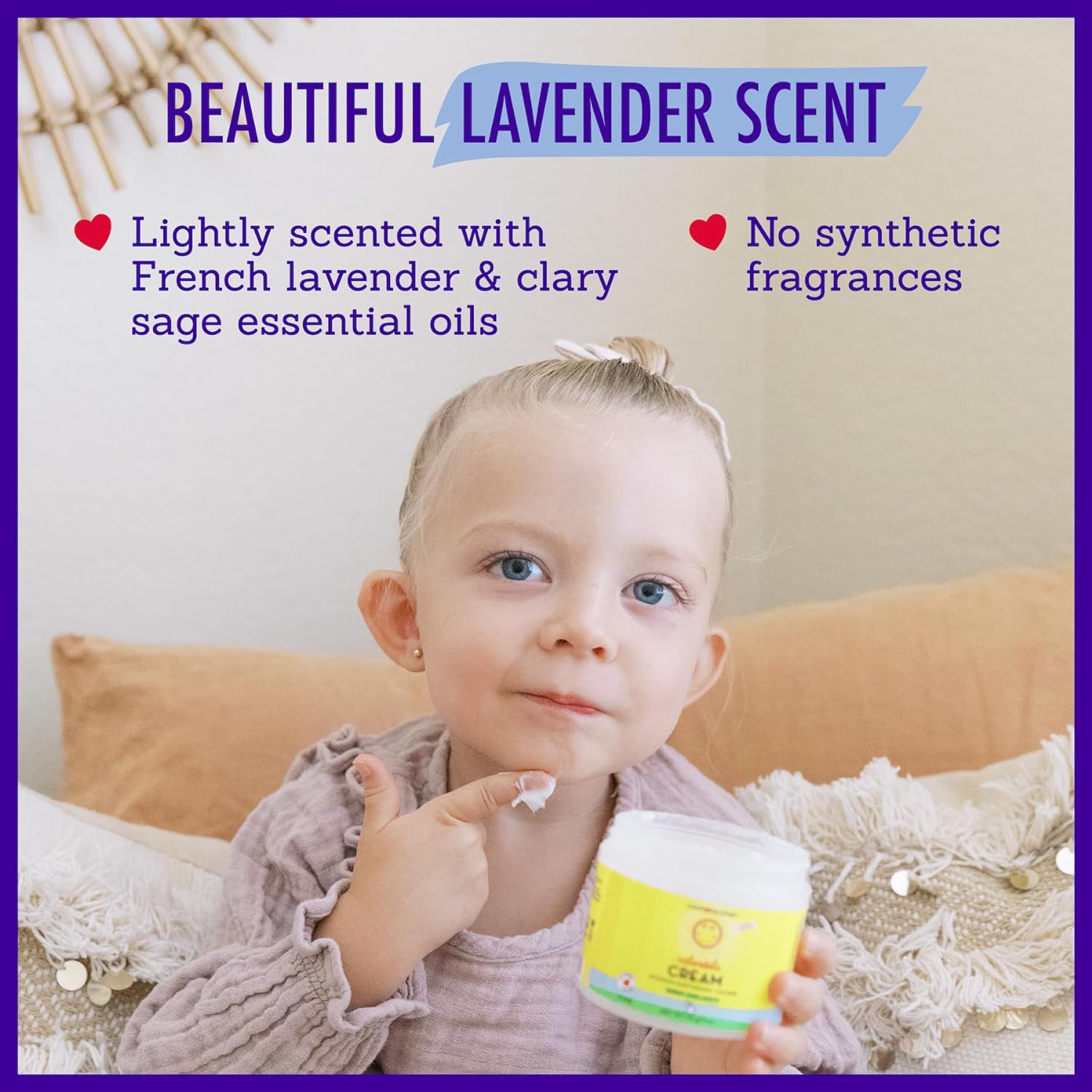 California Baby Calendula Cream - Soothes Sensitive Skin, Allergy Tested, Lavender Scent - 2 oz