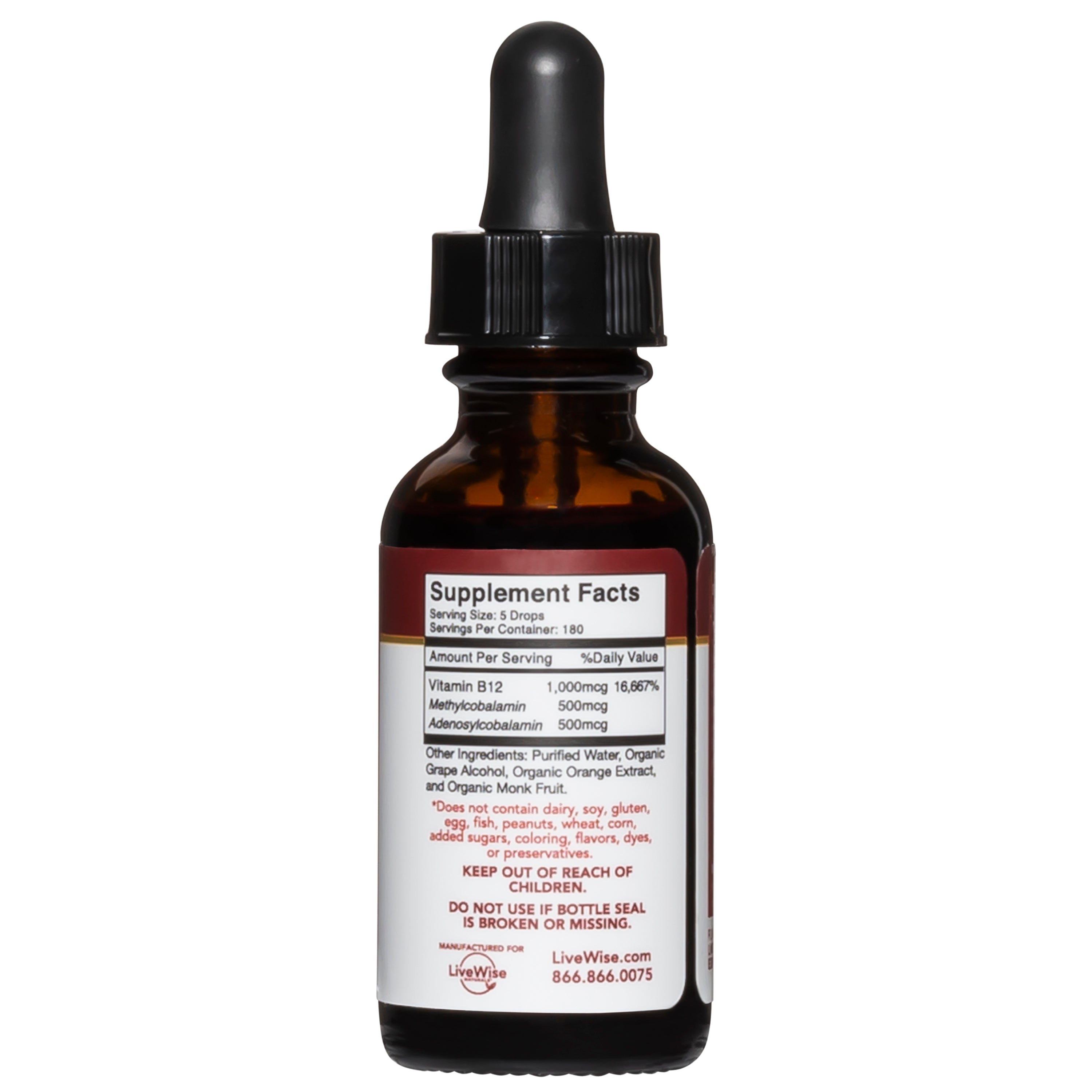 Vitamin B12 Liquid Drops - BIO ACTIVE BLEND