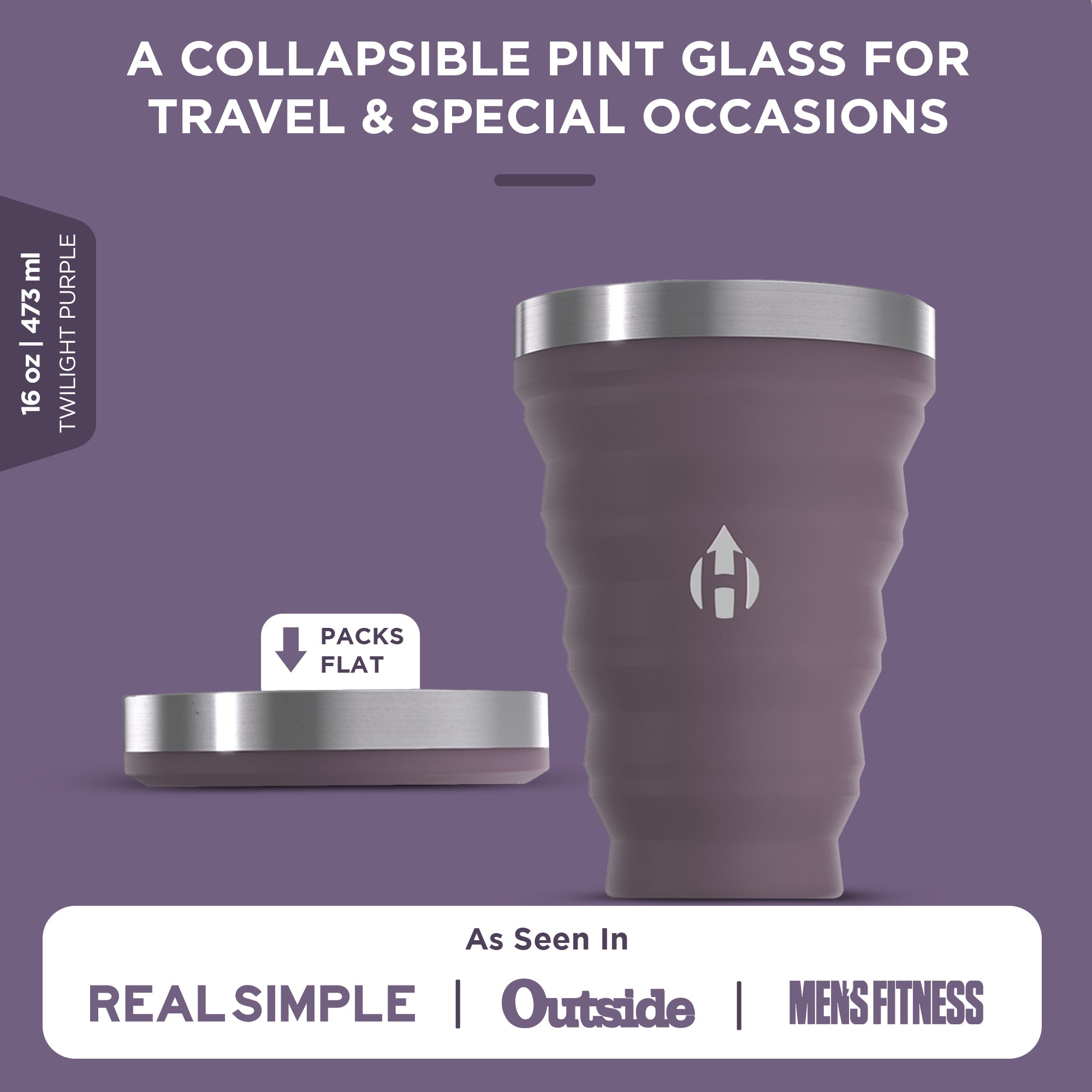 Collapsible Pocket Pint | 16 oz