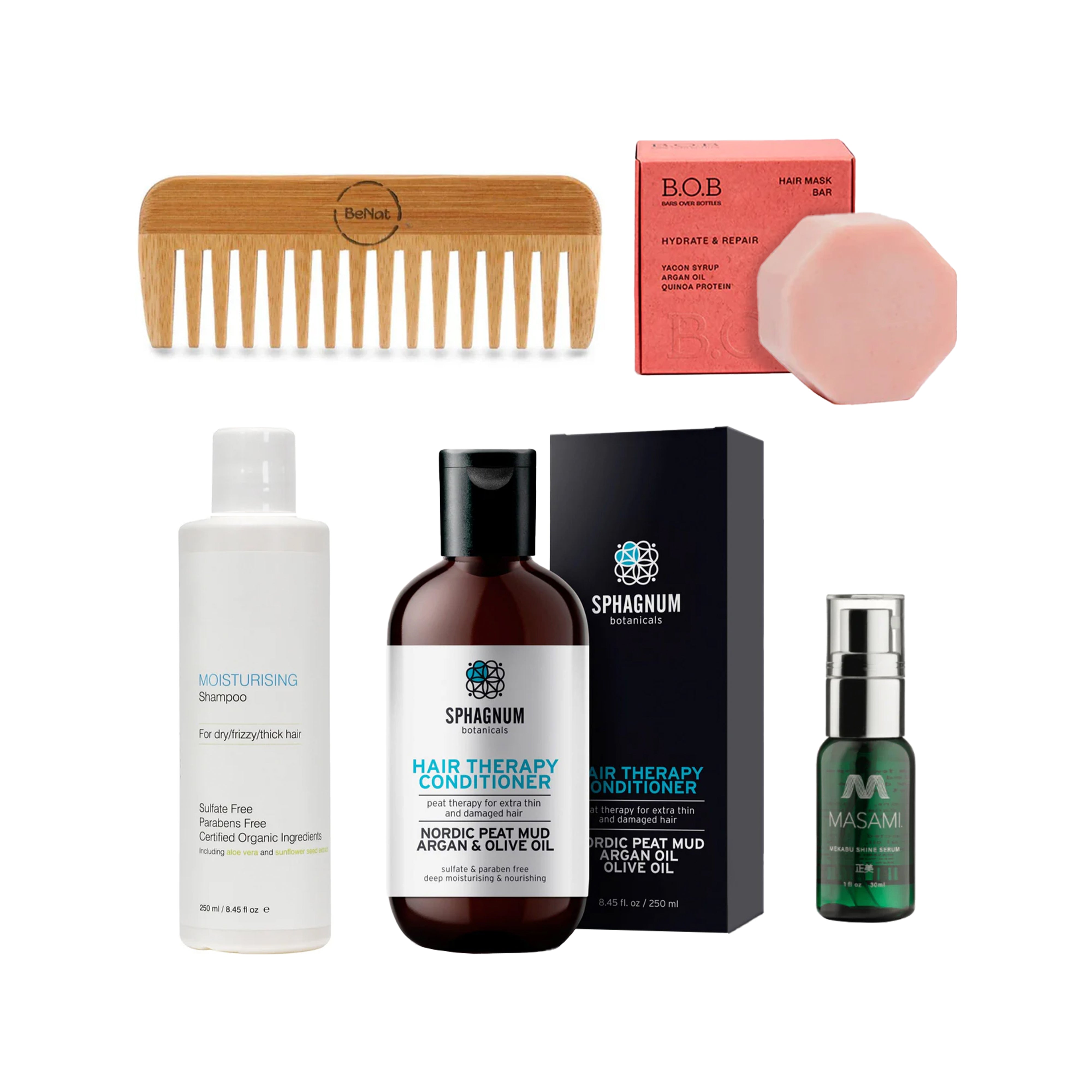 Natural Hair Care Essentials Bundle