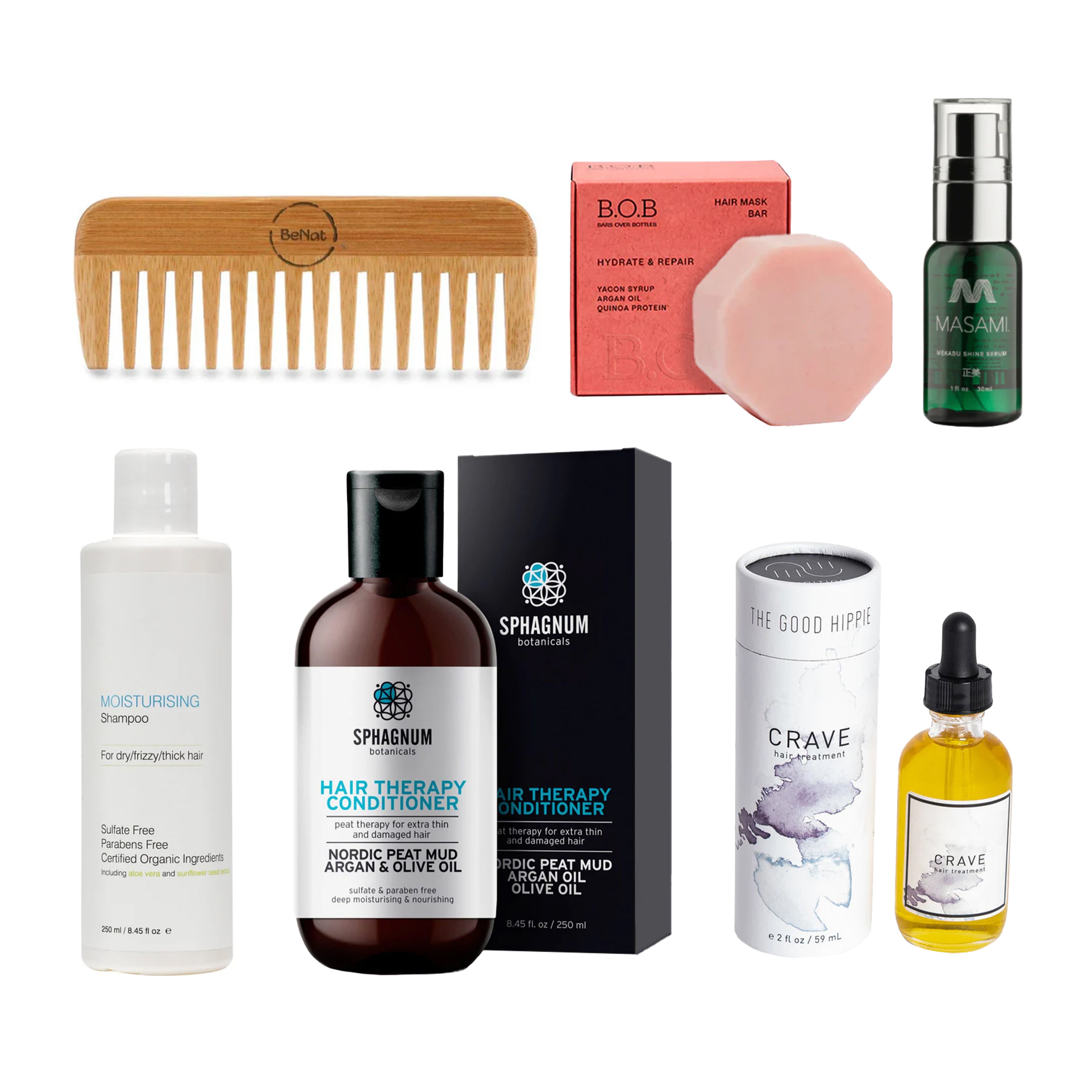 Natural Hair Care Essentials Bundle