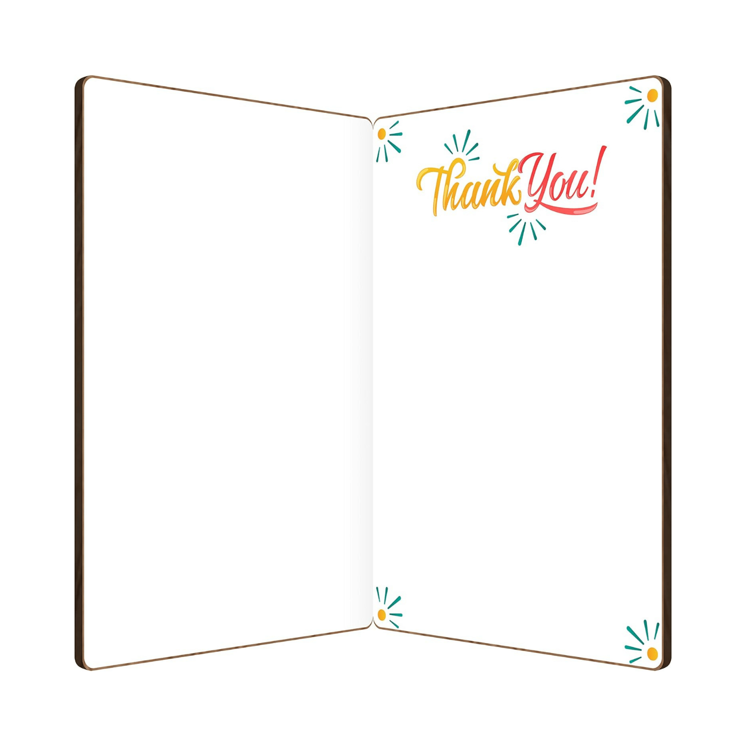 Handcrafted Bamboo Thank You Cards | Confetti