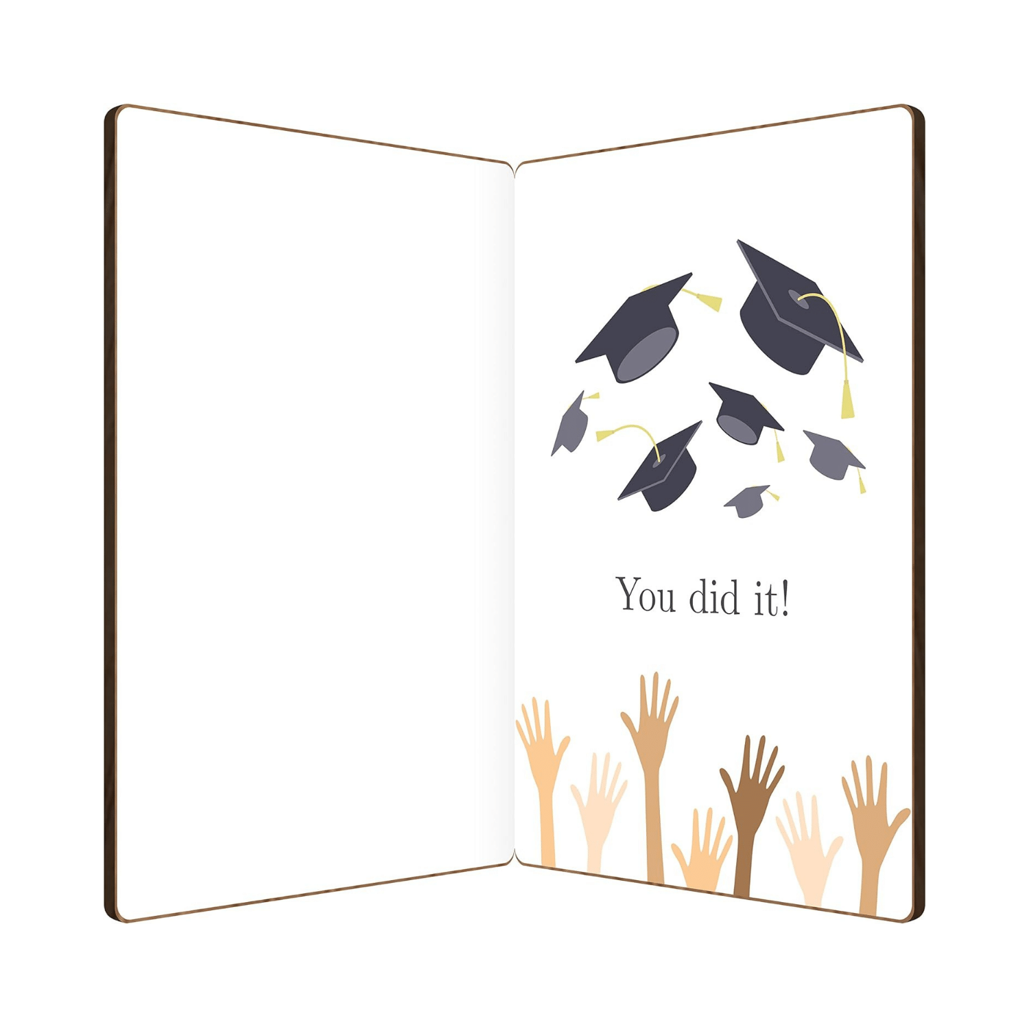 Handcrafted Bamboo Greeting Cards | Graduation Cap