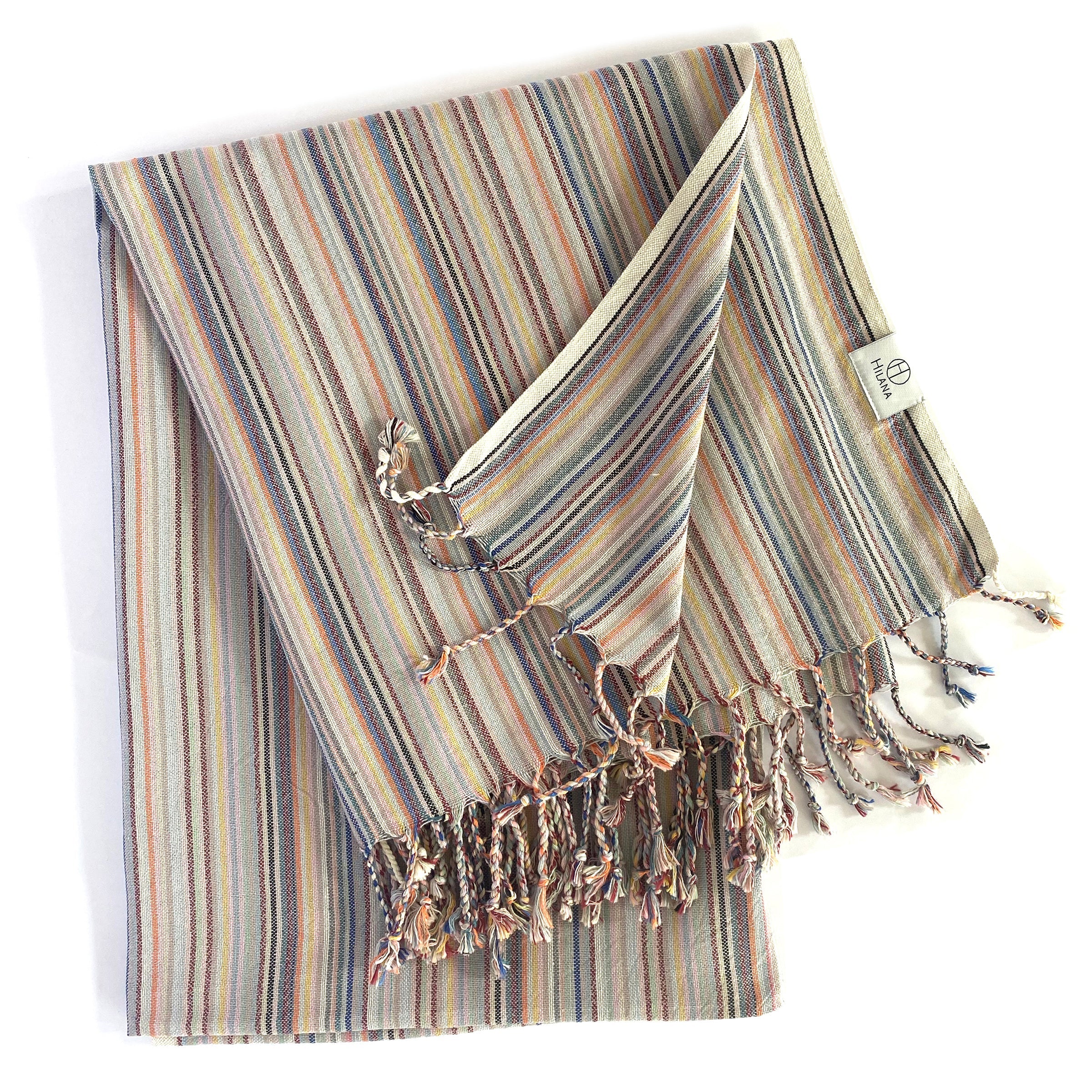 Turkish Towel/Blanket | Casablanca, Beige, 70'' x 30''