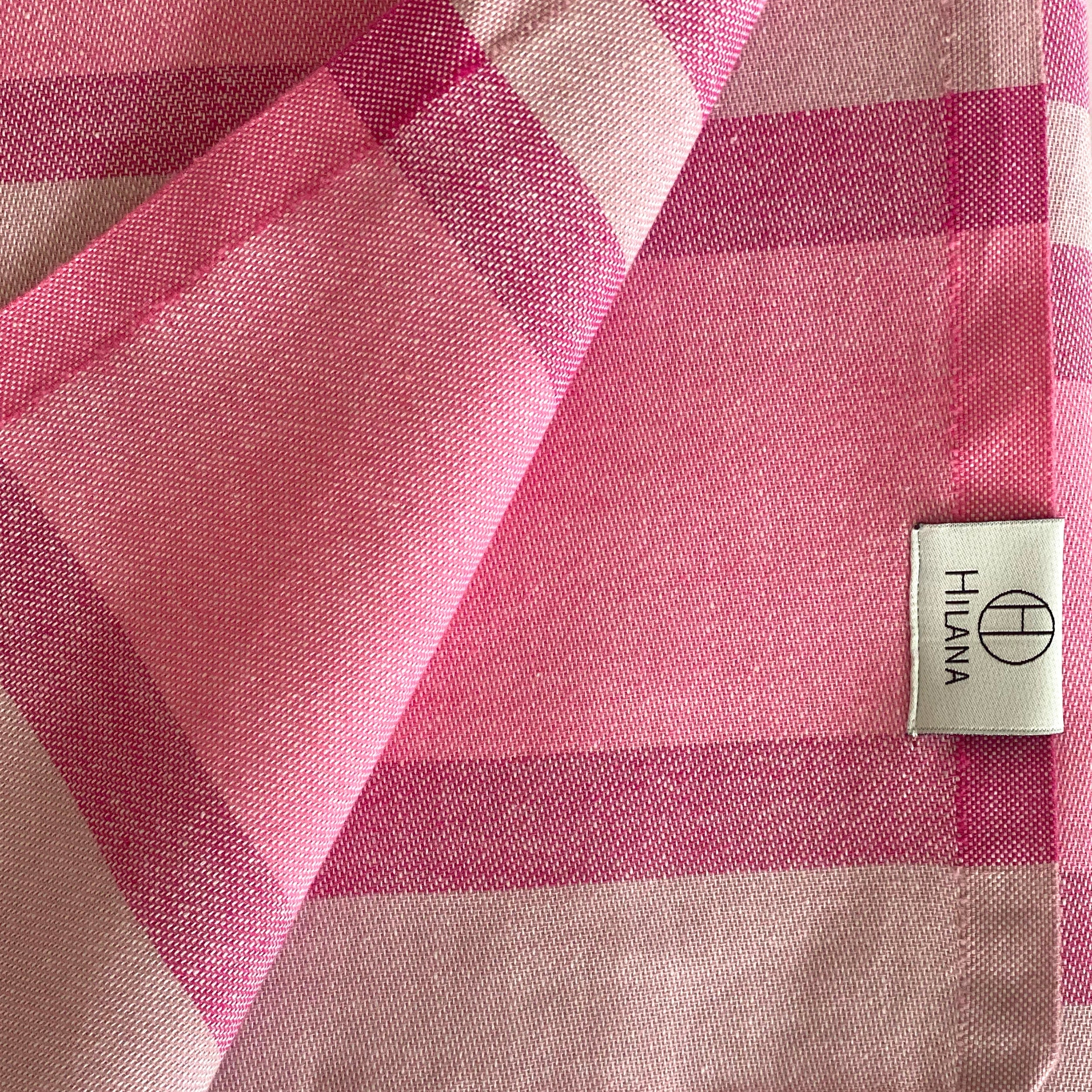 Turkish Towel/Blanket | Samara, Pink, 71" x 39"