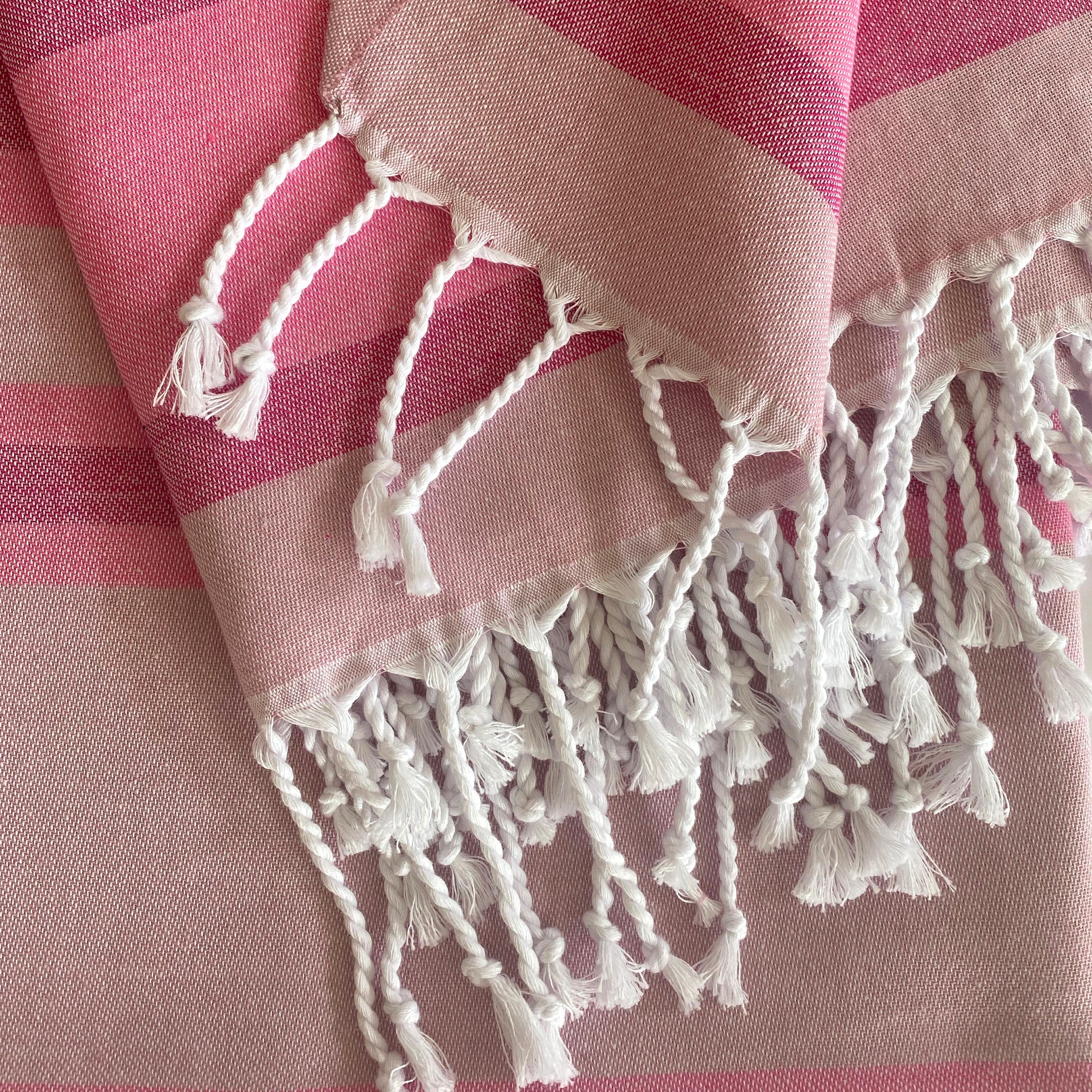 Turkish Towel/Blanket | Samara, Pink, 71" x 39"