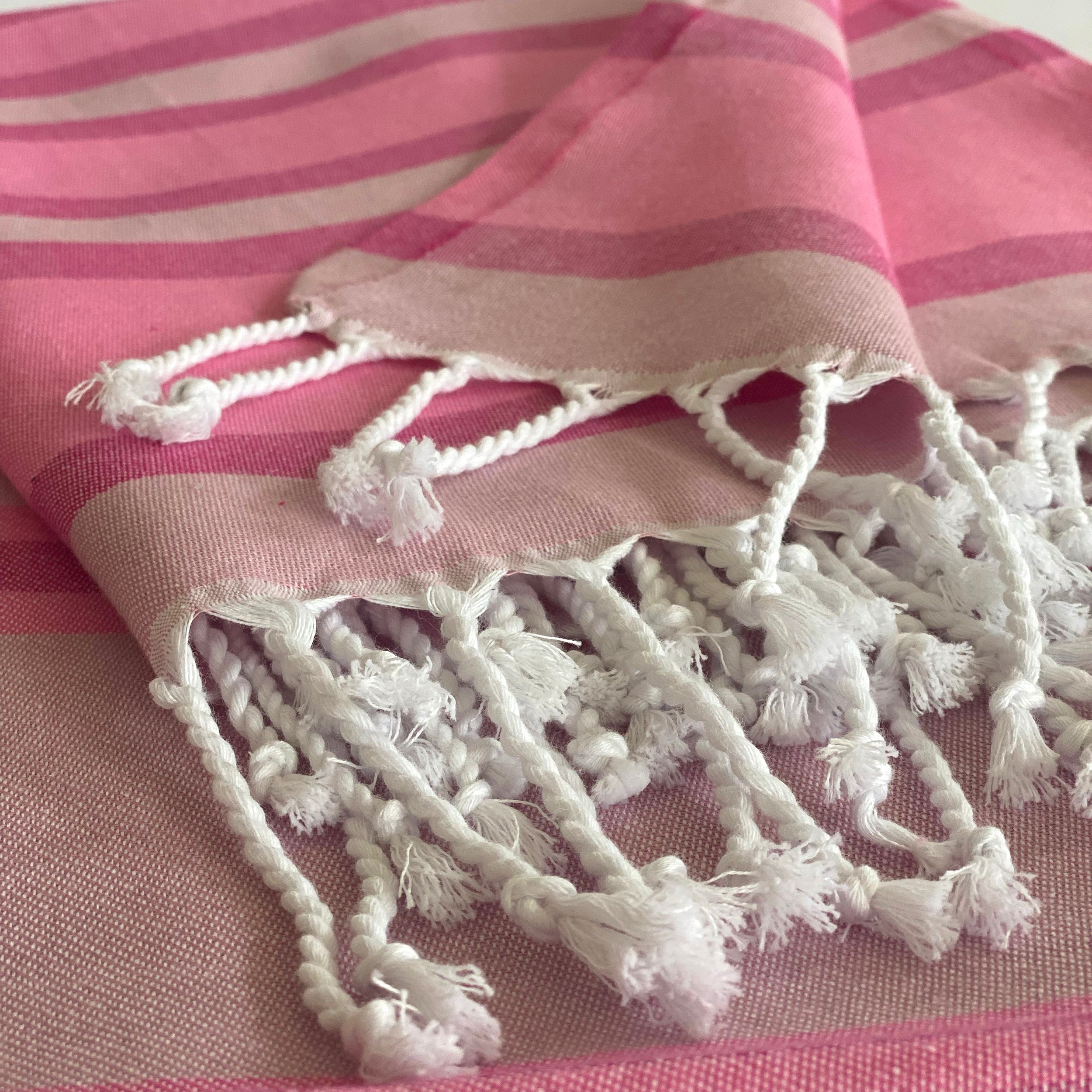 Turkish Towel/Blanket | Samara, Pink, 71" x 39"