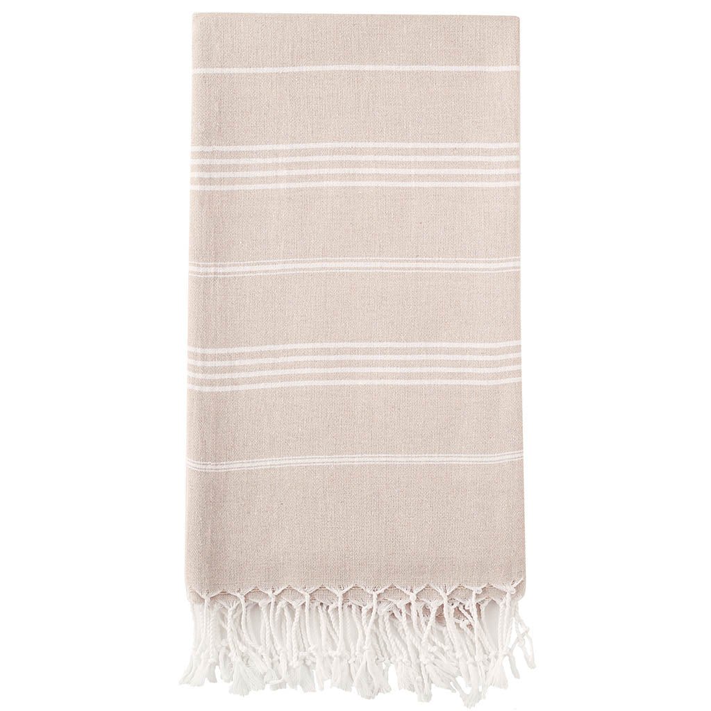 Turkish Towel/Blanket | Pure, Beige, 71"x39"