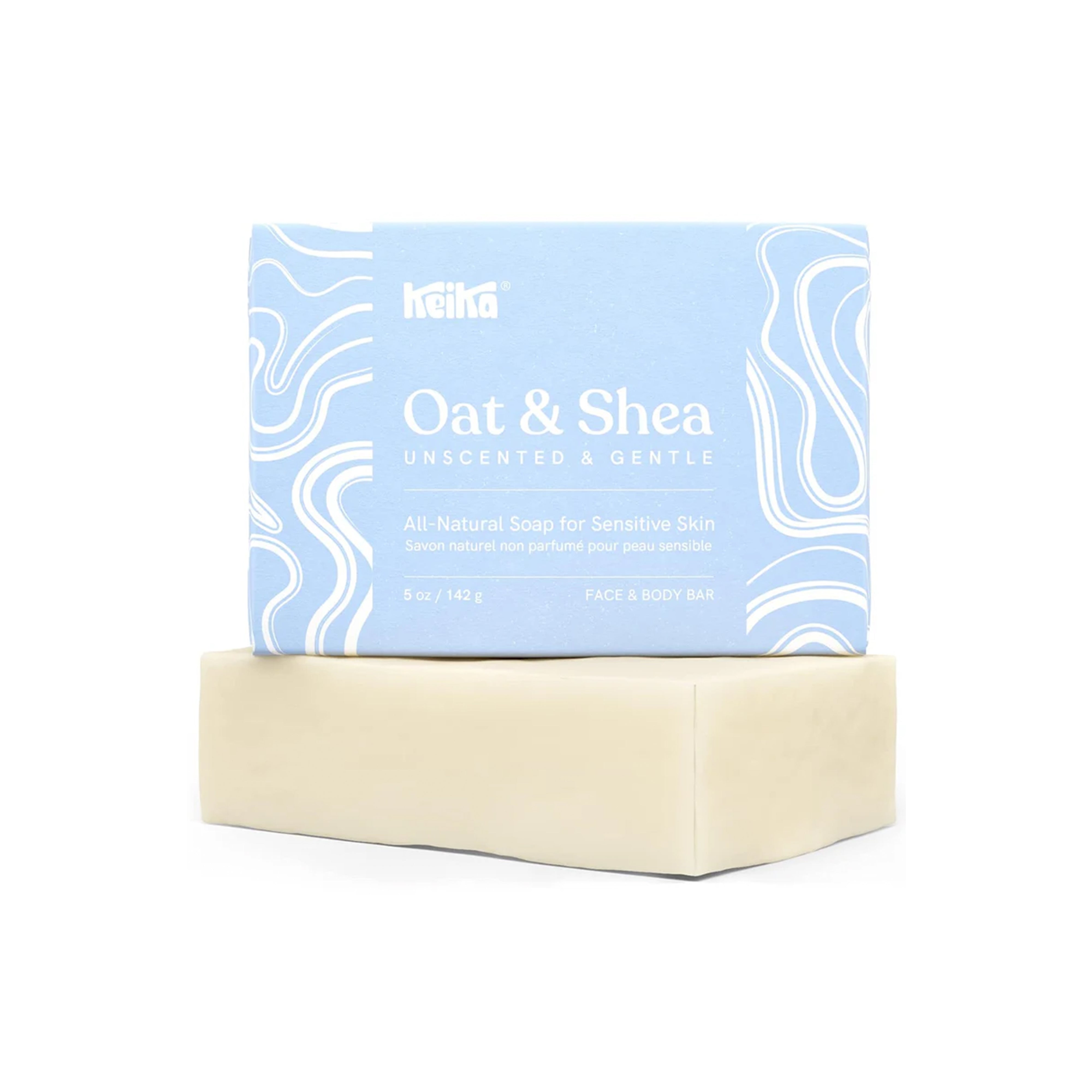 Keika Baby Bar Soap - Gentle Relief for Eczema & Sensitive Skin - Unscented, 5 oz
