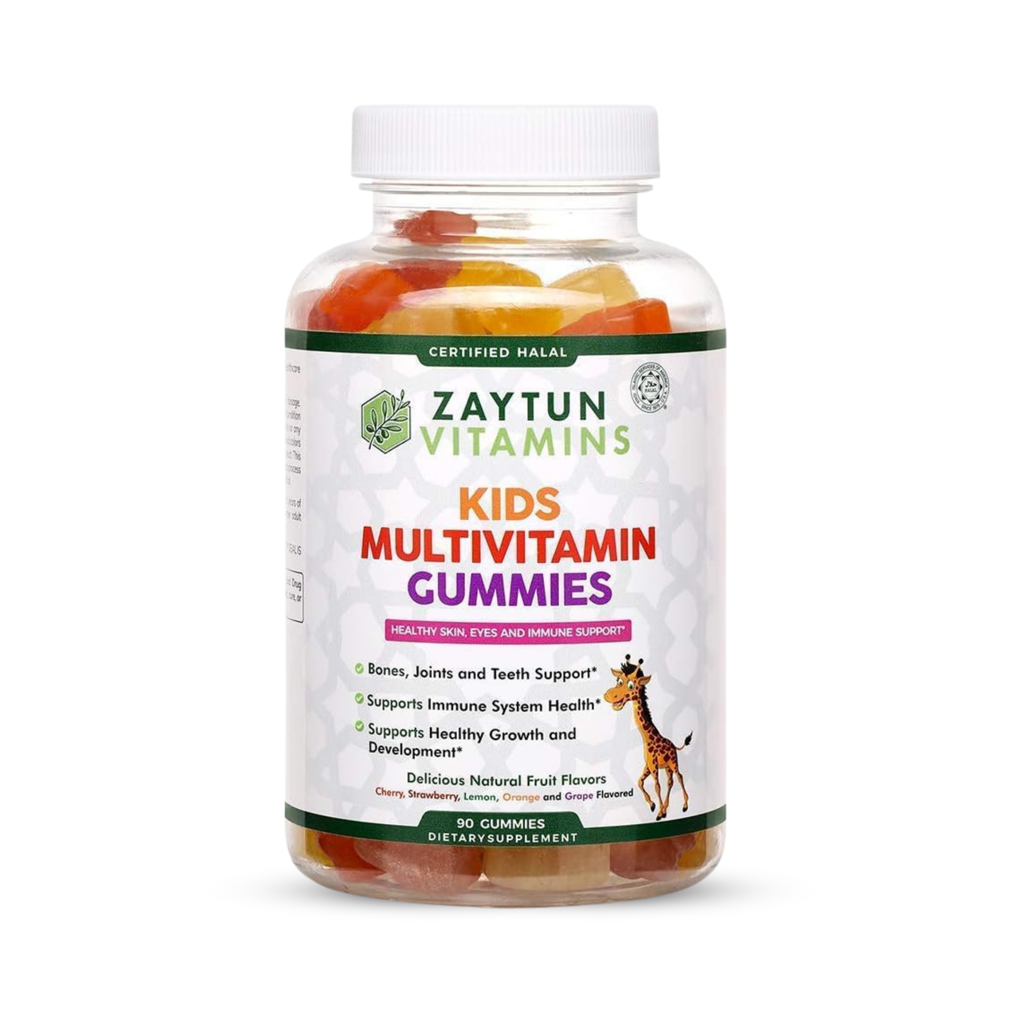 Kids Multivitamin Gummies | Halal, Fruit Flavor, 60 Count