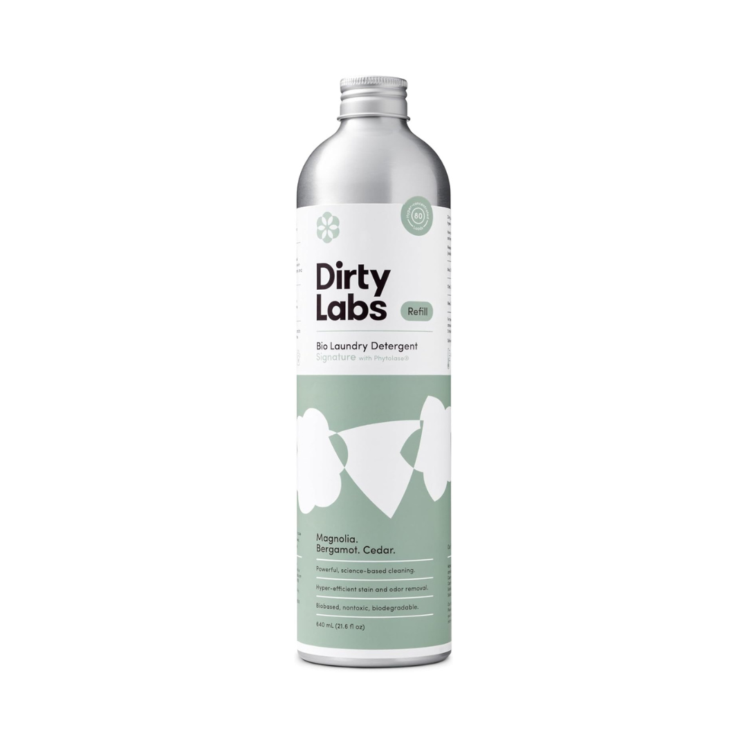 Dirty Labs Bio-Liquid Laundry Detergent - Nontoxic Stain Removal, 80 Loads, Signature Scent